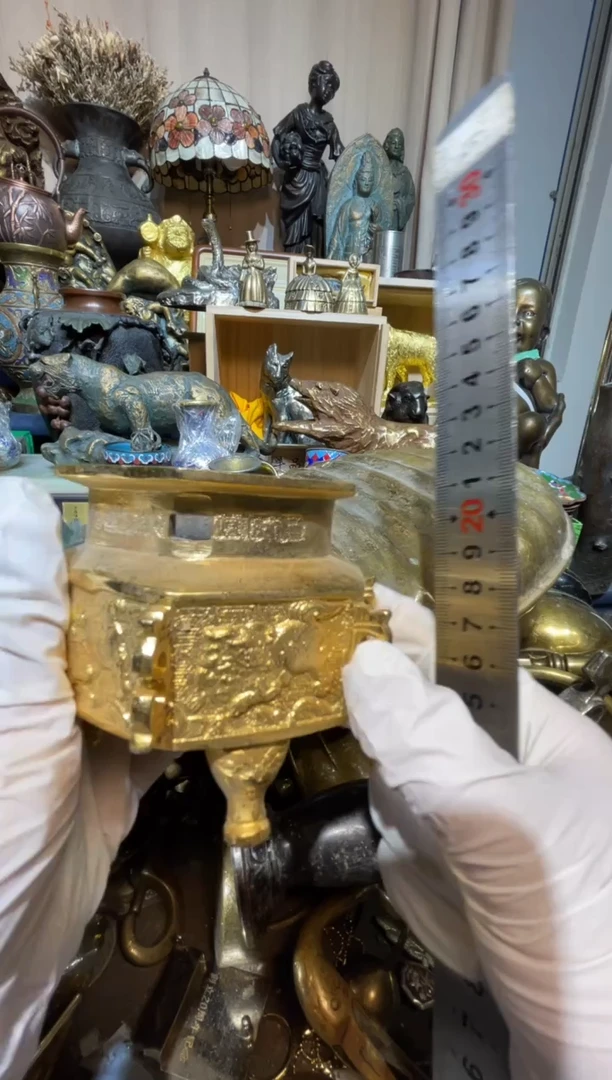 茶盏大阪回流商品铜器摆件95