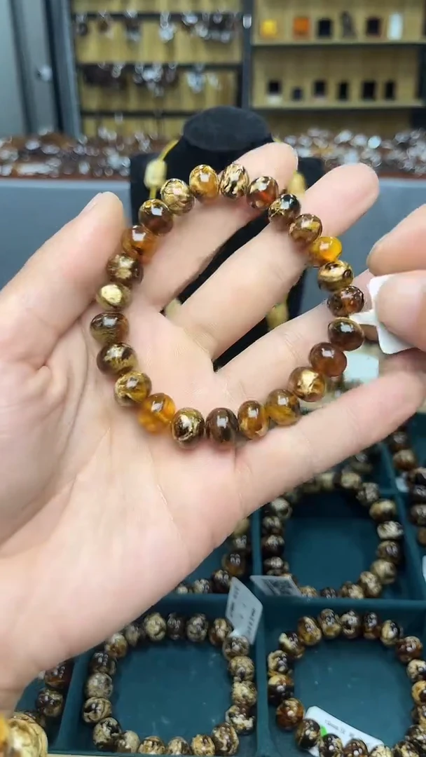 裸石琥珀未镶嵌毛**喵抚顺琥珀10+溶洞多样性发其一