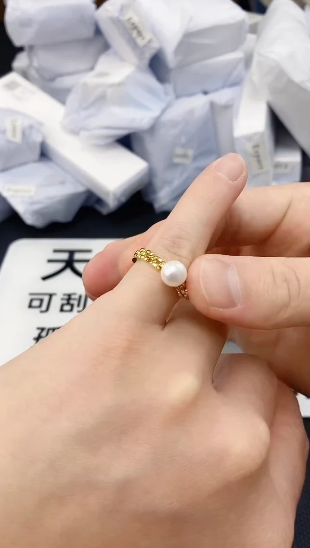 未镶嵌耳饰淡水珍珠JZ1023