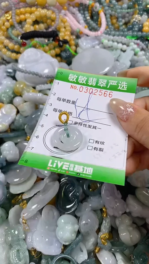 翡翠未镶嵌颈饰闪购0302566多样性发其一