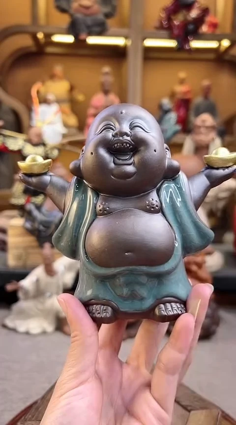 紫砂茶宠器闵茶宠摆件