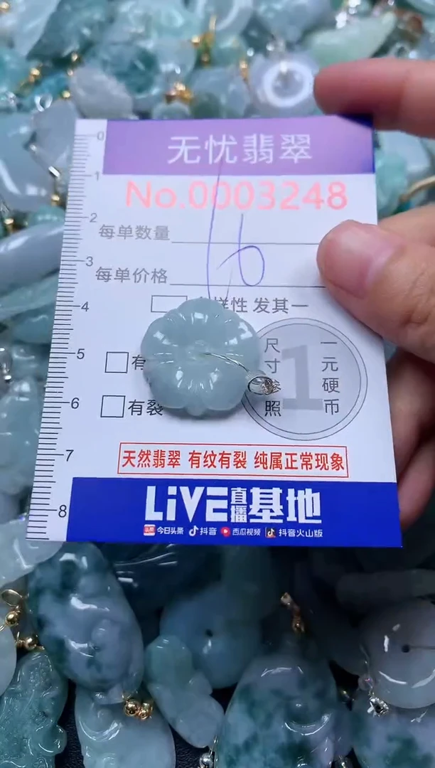 颈饰未镶嵌翡翠3248