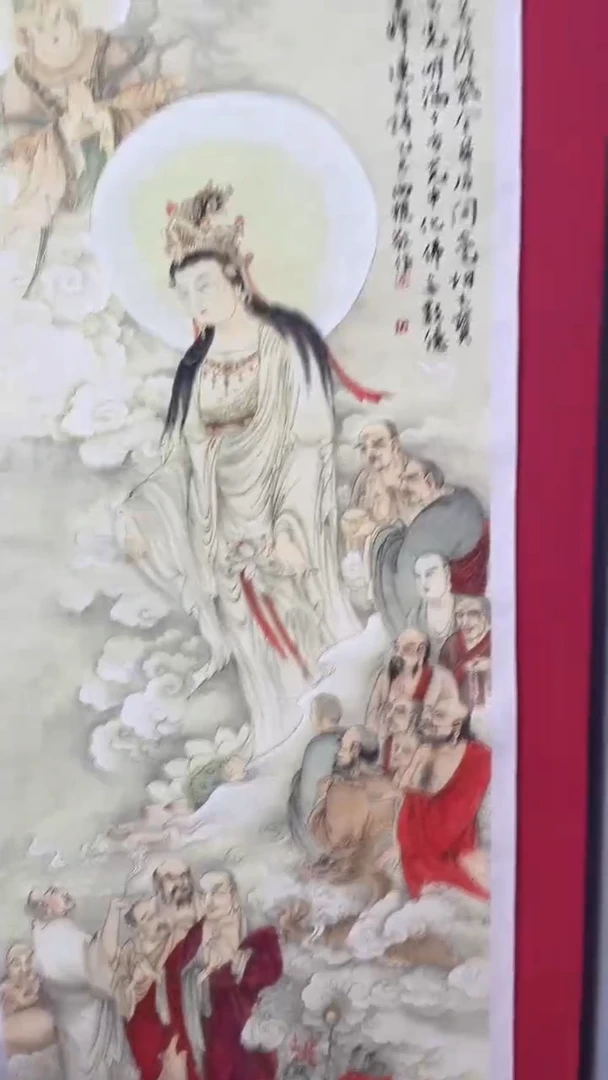国画菩萨罗汉图精品字画