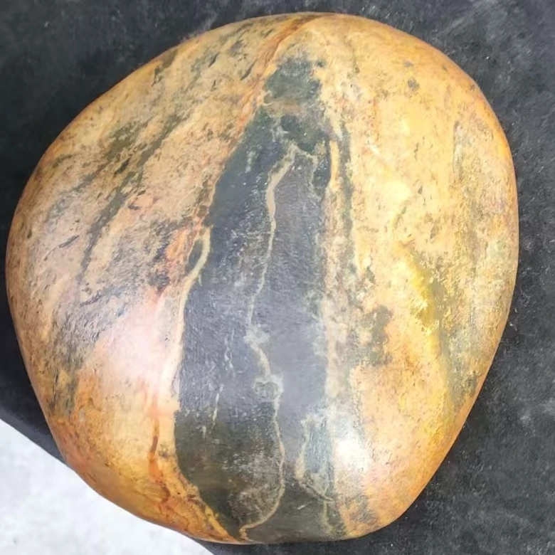 非金属皮质吊坠 新疆玉龙河奇石把件