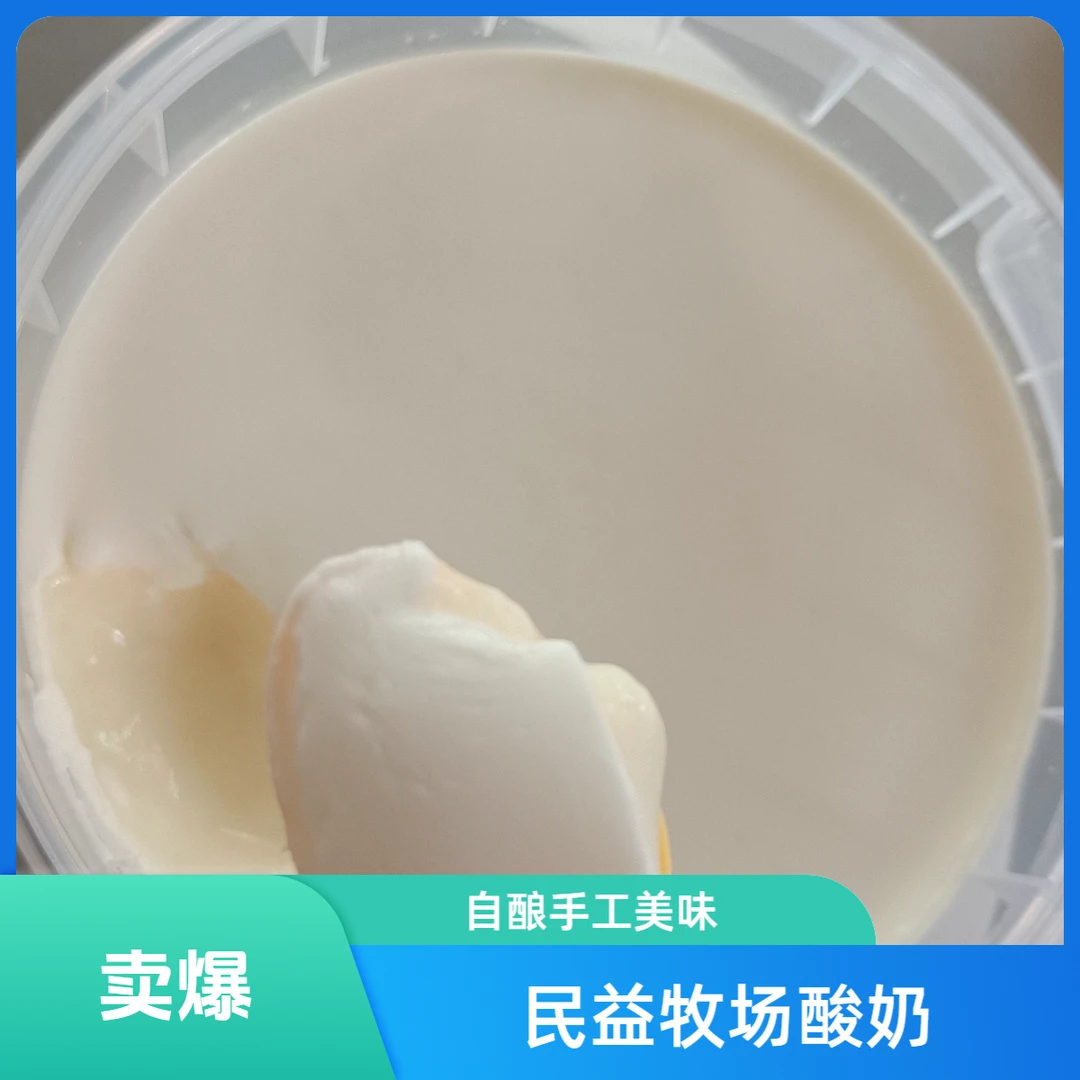 民益牧场 自酿 手工老酸奶一瓶粽叶包粽子专用