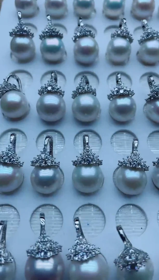 淡水珍珠未镶嵌颈饰吊坠多样性发其一