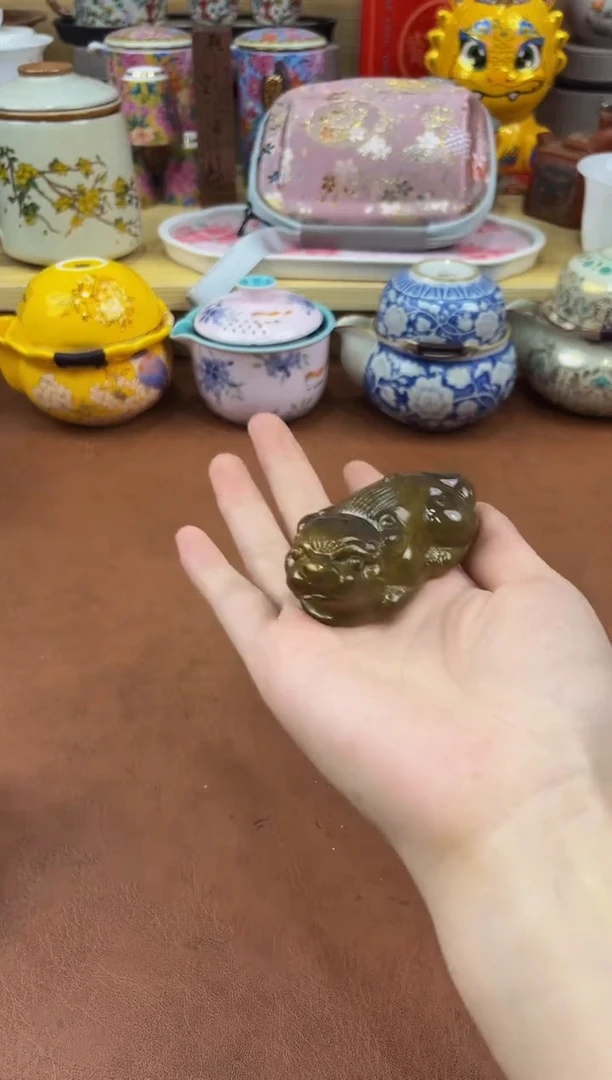 陶瓷茶具摆件旅行套组
