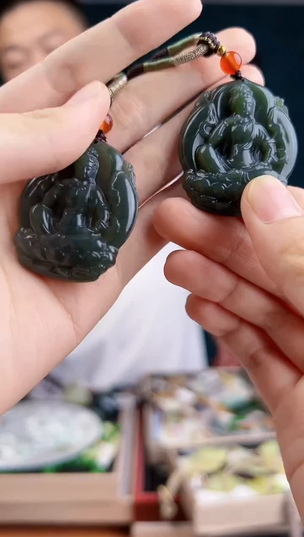 和田玉未镶嵌颈饰多样性发货 拍一单发一个