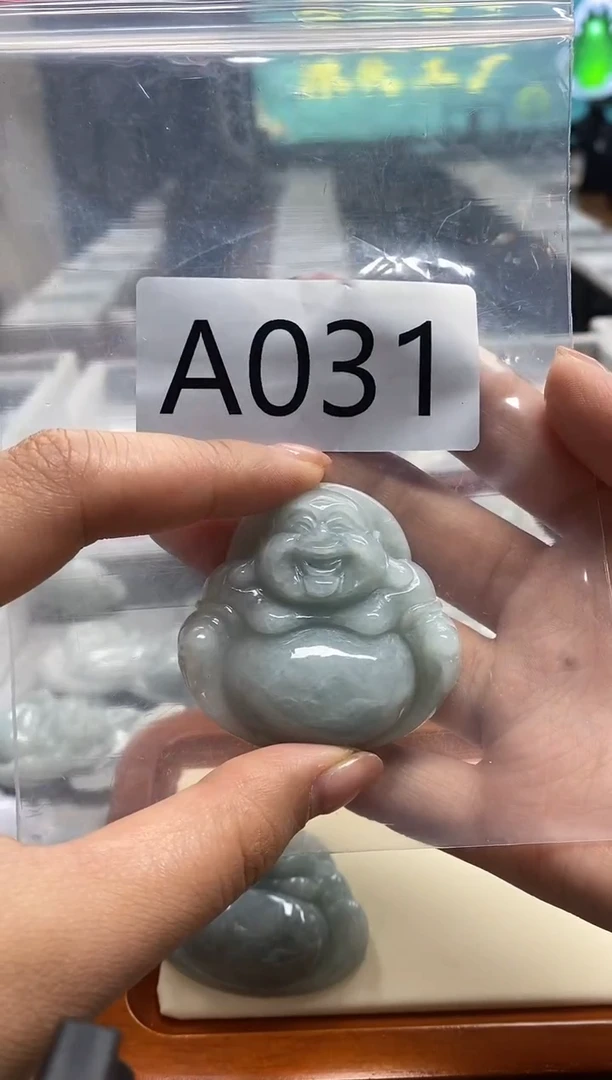 翡翠未镶嵌颈饰a031天然缅甸A货翡翠