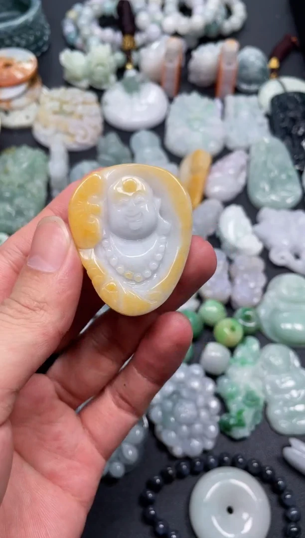 翡翠未镶嵌颈饰天然翡翠a货
