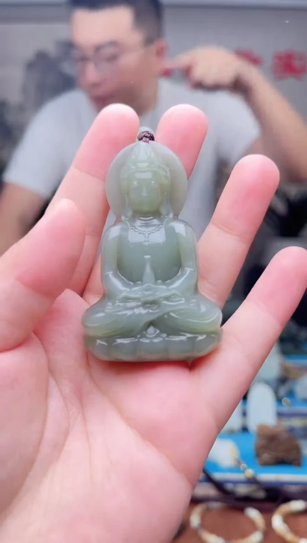 和田玉未镶嵌挂件1