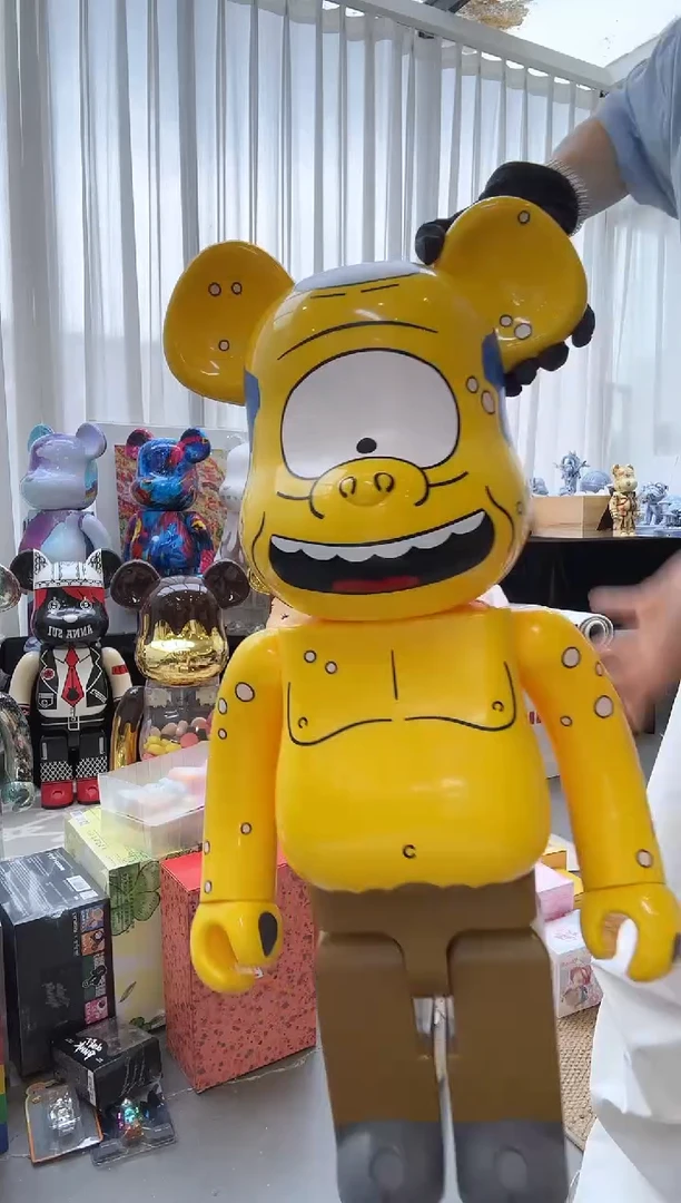 潮流玩具 辛普 积木熊1000% 双盒