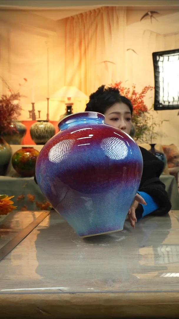 高32口13高温陶瓷花瓶