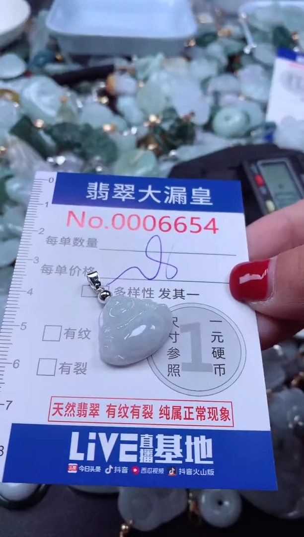 颈饰未镶嵌翡翠6654