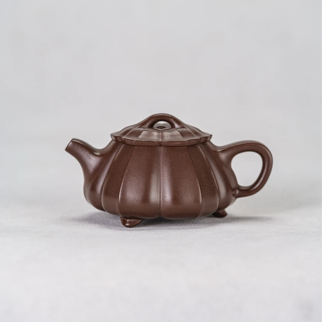 紫砂壶 底槽清【筋纹石瓢】