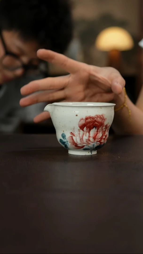 景德镇陶瓷杯碗柴烧多人