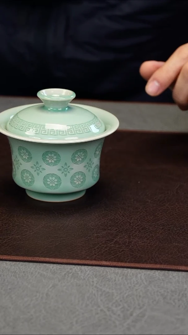 青瓷手工茶器包邮