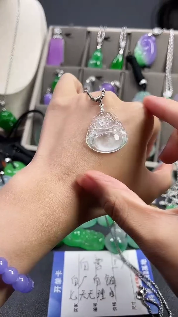 颈饰未镶嵌翡翠  所见即所得 一图一物