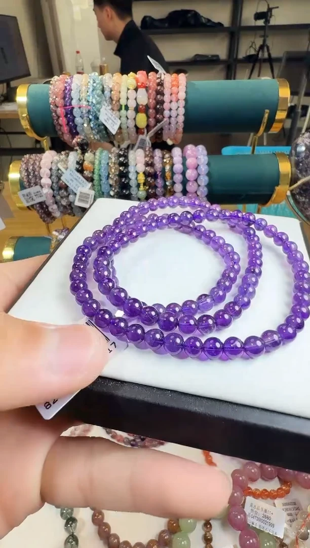 水晶手链未镶嵌晶0335 约5mm