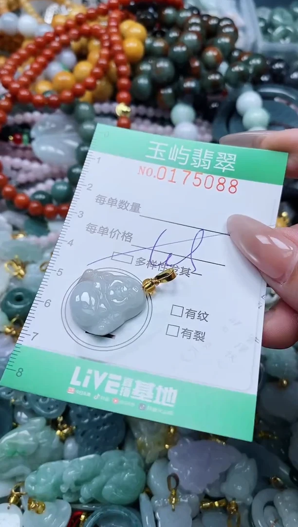 翡翠未镶嵌颈饰闪购0175088多样性发其一