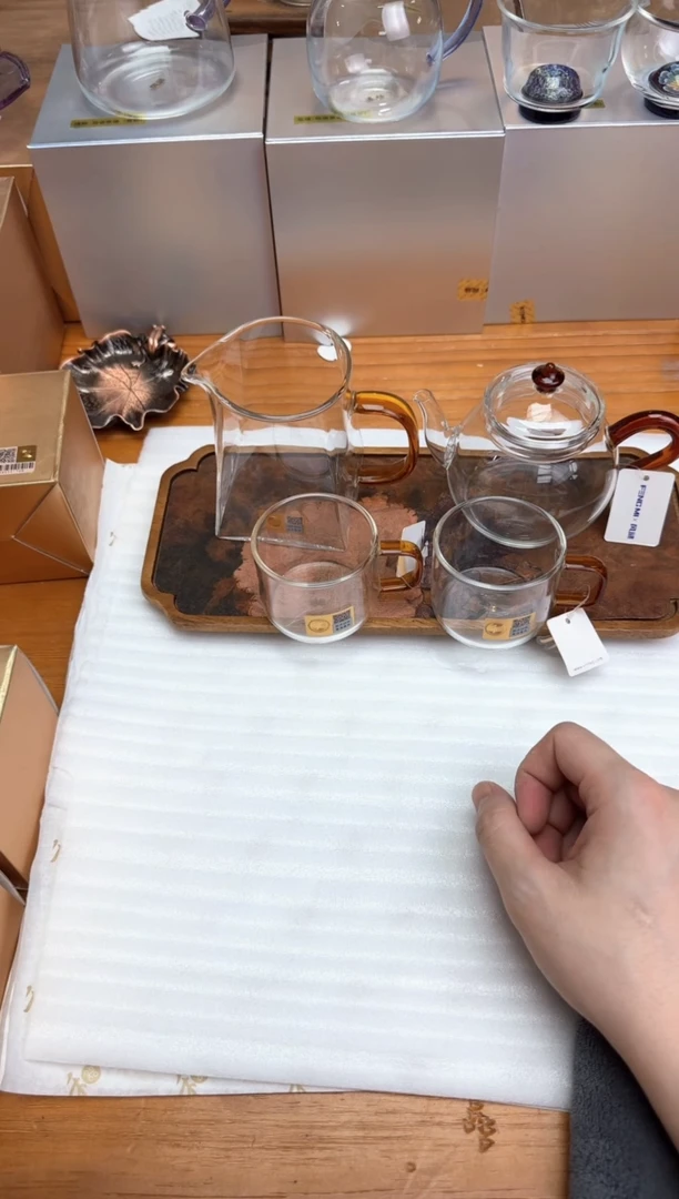 禾器瀚然琥珀+风谜百纳壶琥珀+禾器对杯琥珀