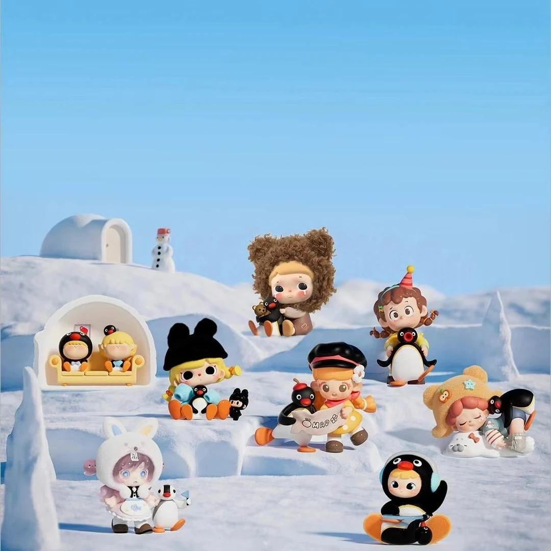 【拆盒】Pingu45周年暖心奇遇系列潮玩可爱摆件盲盒手办