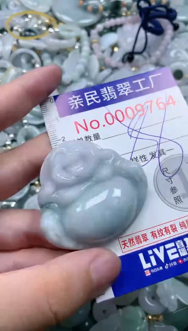 翡翠未镶嵌吊坠(不含链)9764