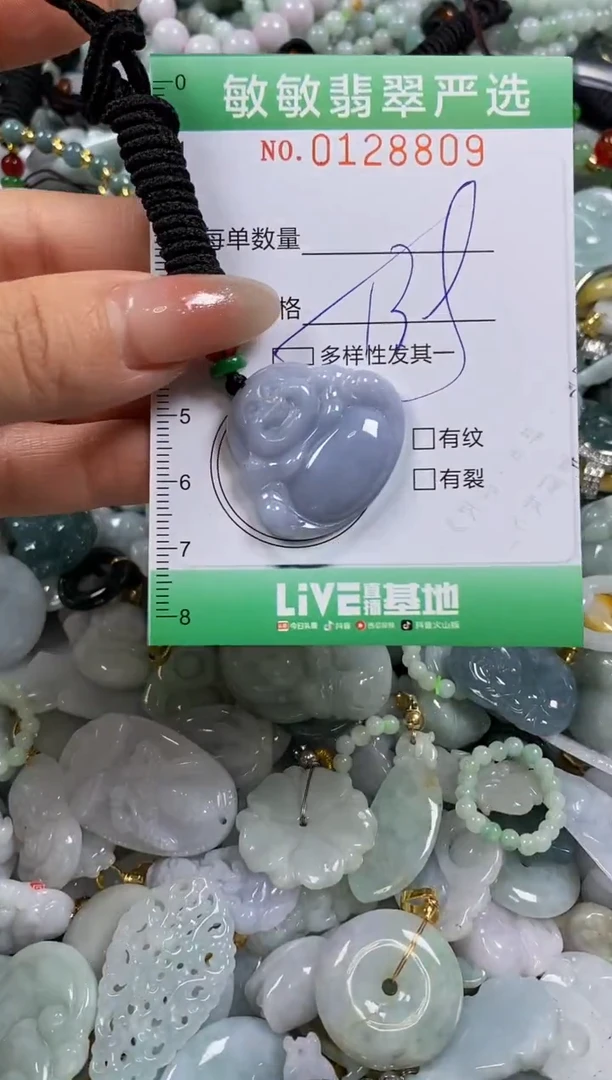 【闪购商品】翡翠颈饰未镶嵌闪购0128809多样性发其一