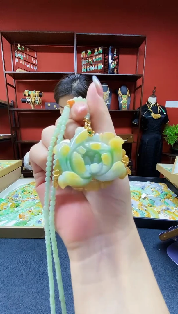 颈饰未镶嵌翡翠翡翠吊坠
