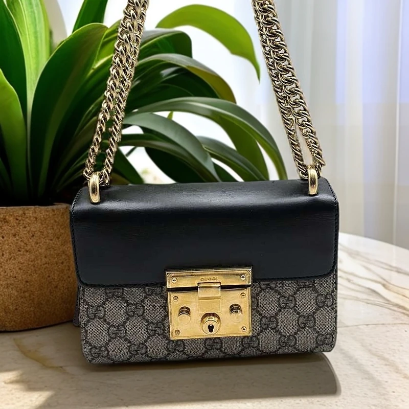95新 GUCCI/古驰 padlock月光宝盒包1195 8705