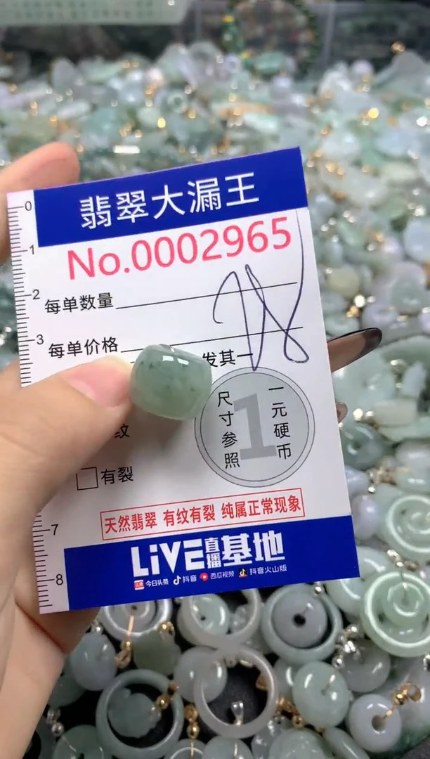 翡翠未镶嵌吊坠(不含链)2865
