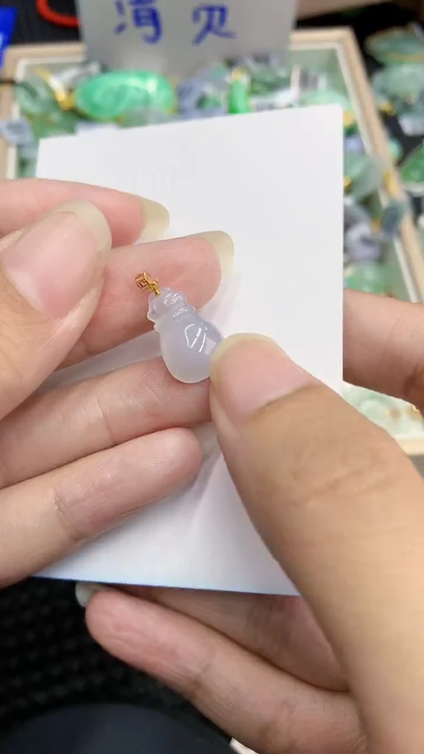 【闪购商品】翡翠颈饰18K金镶嵌            8