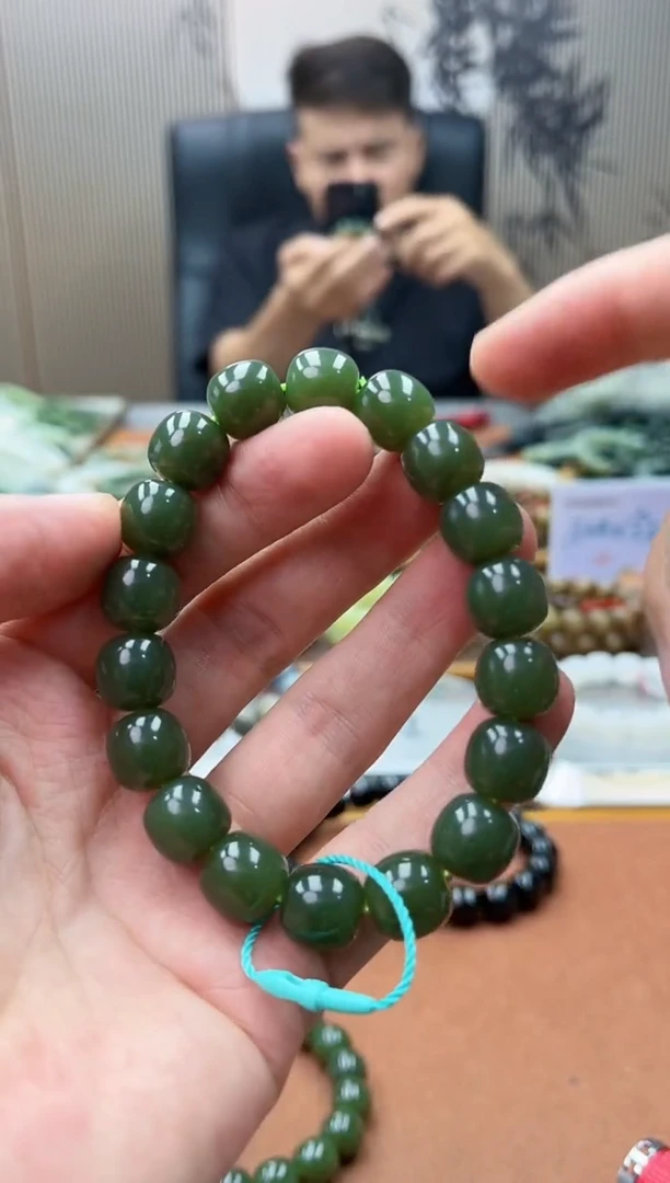 手串未镶嵌和田玉花土沟12