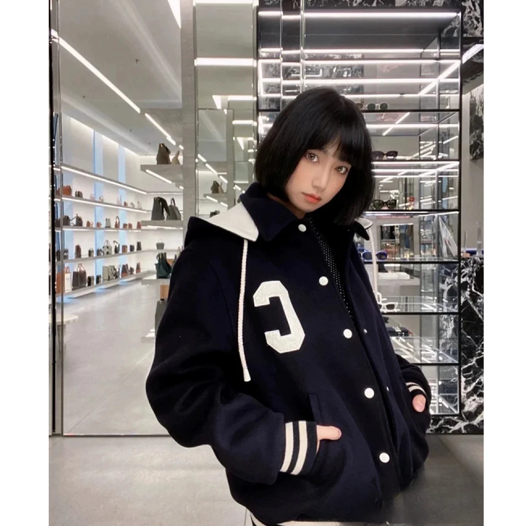 99新 Celine/思琳 双双臻选/vv02704/思琳棒球服/38（羊绒100