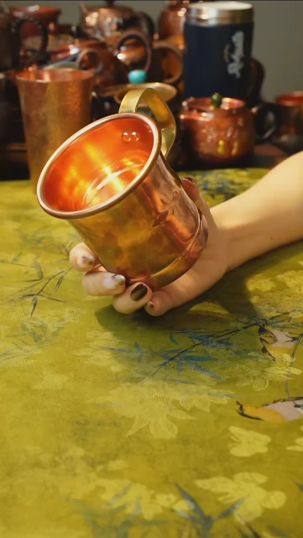 纯紫铜小号鸡尾酒杯