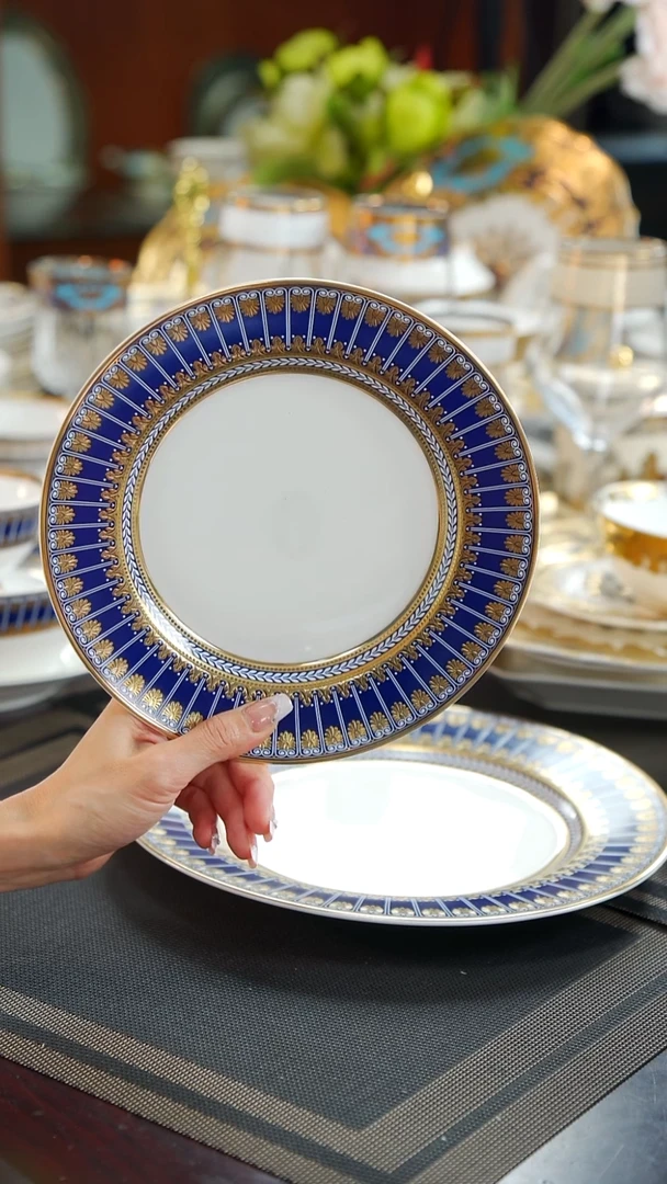 瓷片8英寸骨碟1个