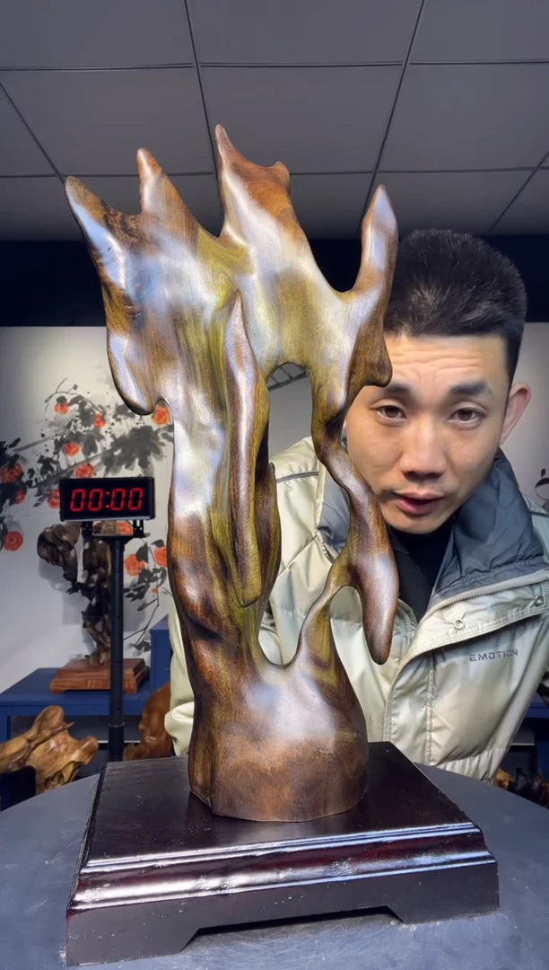 【闪购商品】金丝楠木雕金丝楠木工艺品摆件