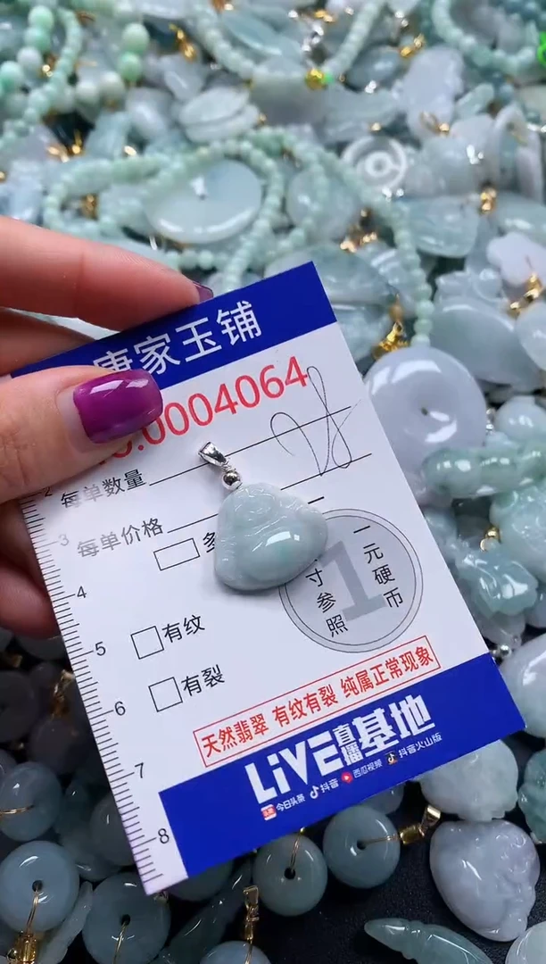 颈饰未镶嵌翡翠4064