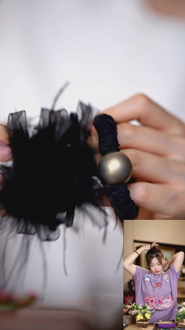 刺绣黔东南苗族刺绣转运珠两个和抓夹