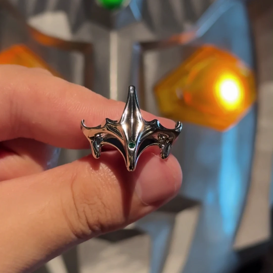 合金戒指 小众设计雷欧狮子之瞳戒指送男生礼物开口个性男士指环