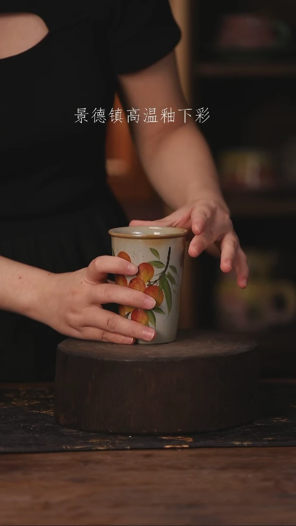 陶瓷景德镇高温釉下手绘陶瓷490