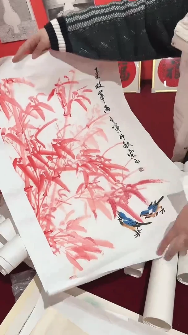 绘画2平尺山水作品