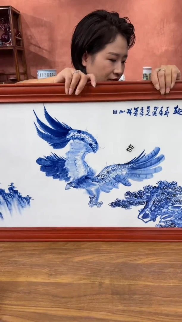 吴义松陶盟手绘陶瓷编码：1616