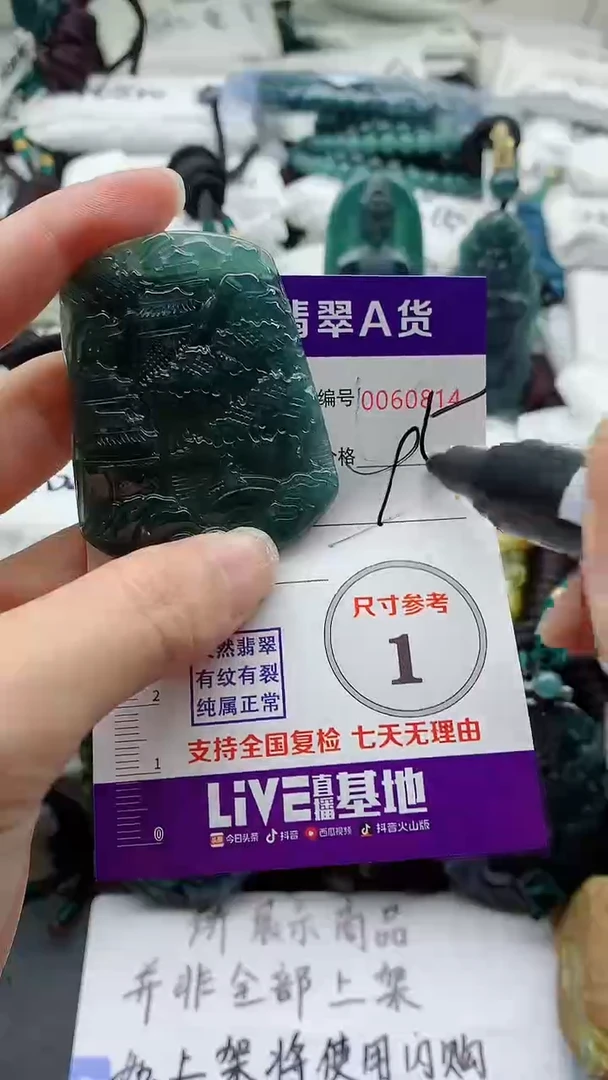 翡翠未镶嵌颈饰9999999999