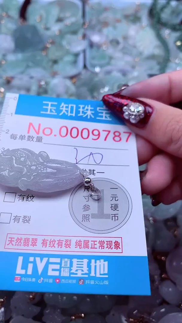 吊坠(不含链)未镶嵌翡翠9787