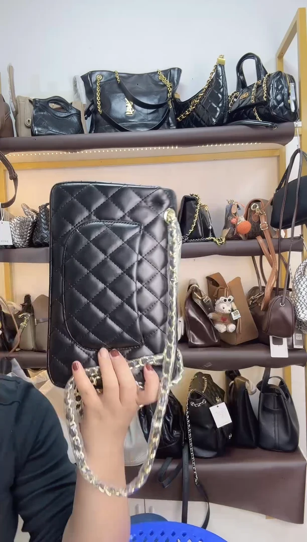 羊皮（革）时尚大号方女包平纹