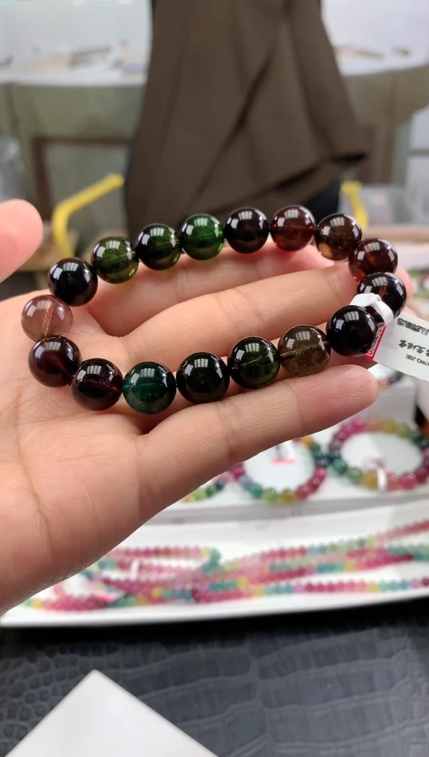 【闪购商品】碧玺手串未镶嵌多样性发一条