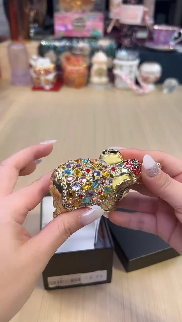 189七宝满钻金象