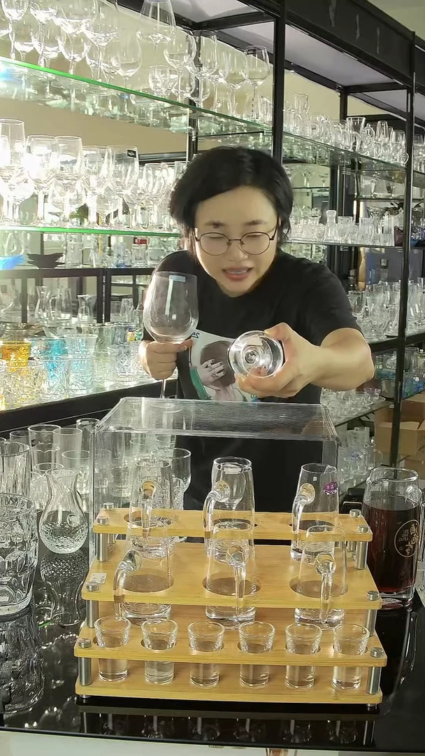 水晶玻璃平底款JL401  6个
