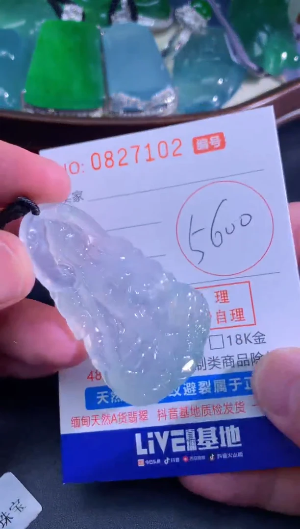颈饰未镶嵌翡翠天然A货翡翠